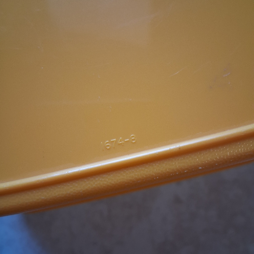 Vintage Yellow Tupperware Container - Picture 3 of 3